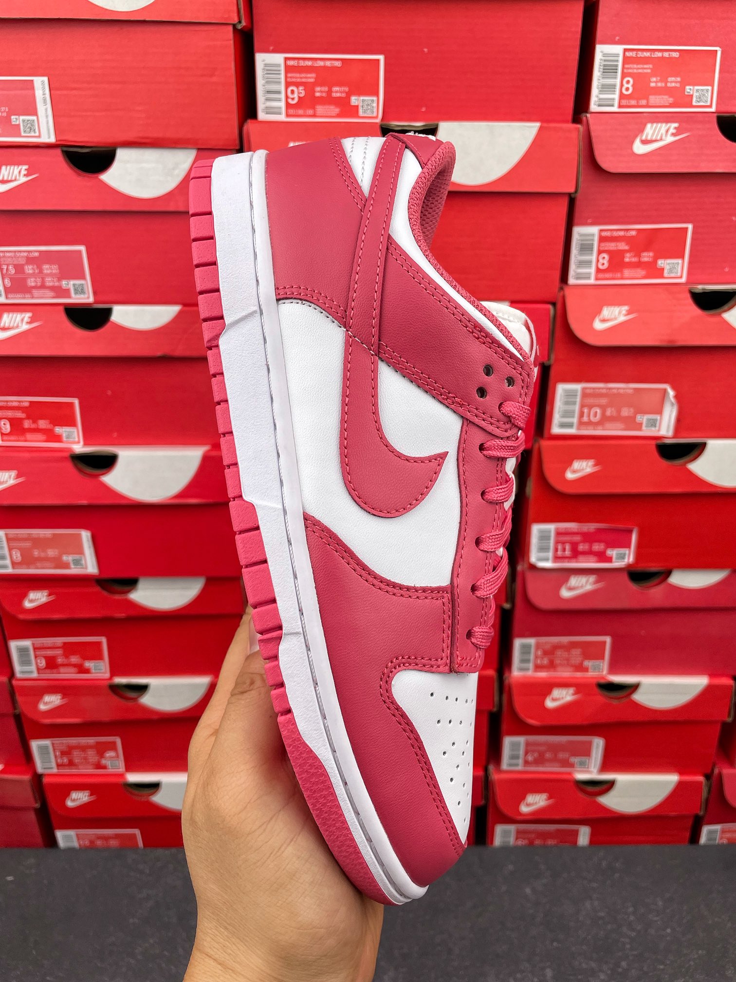 dunk Low 玫紅  低筒 复古板鞋 休闲鞋 女鞋   DD1503-111