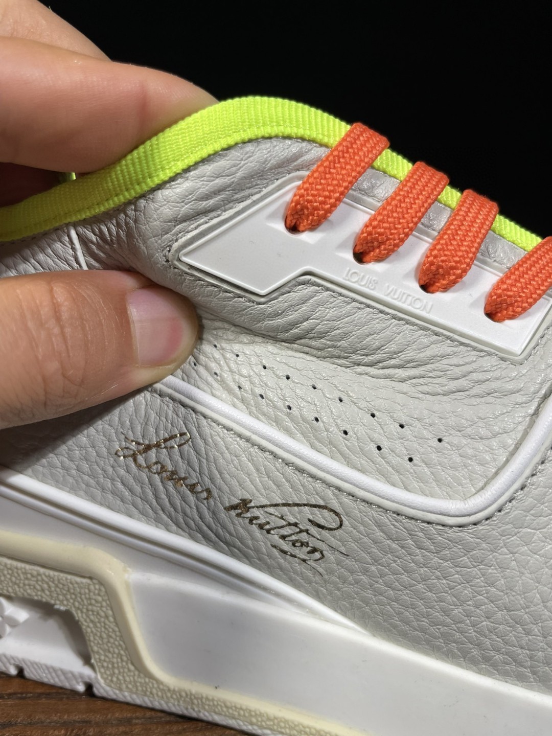 Louis Vuitton 路易威登 Trainer Upcycled 灰橙 巴黎限定 休闲鞋 板鞋 运动鞋 男鞋 女鞋 1A8W9W