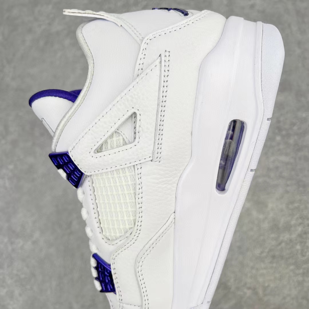 Air Jordan 4 AJ4 Retro Purple Metallic 白紫 篮球鞋 运动鞋 休闲鞋 男鞋 女鞋 CT8527-115
