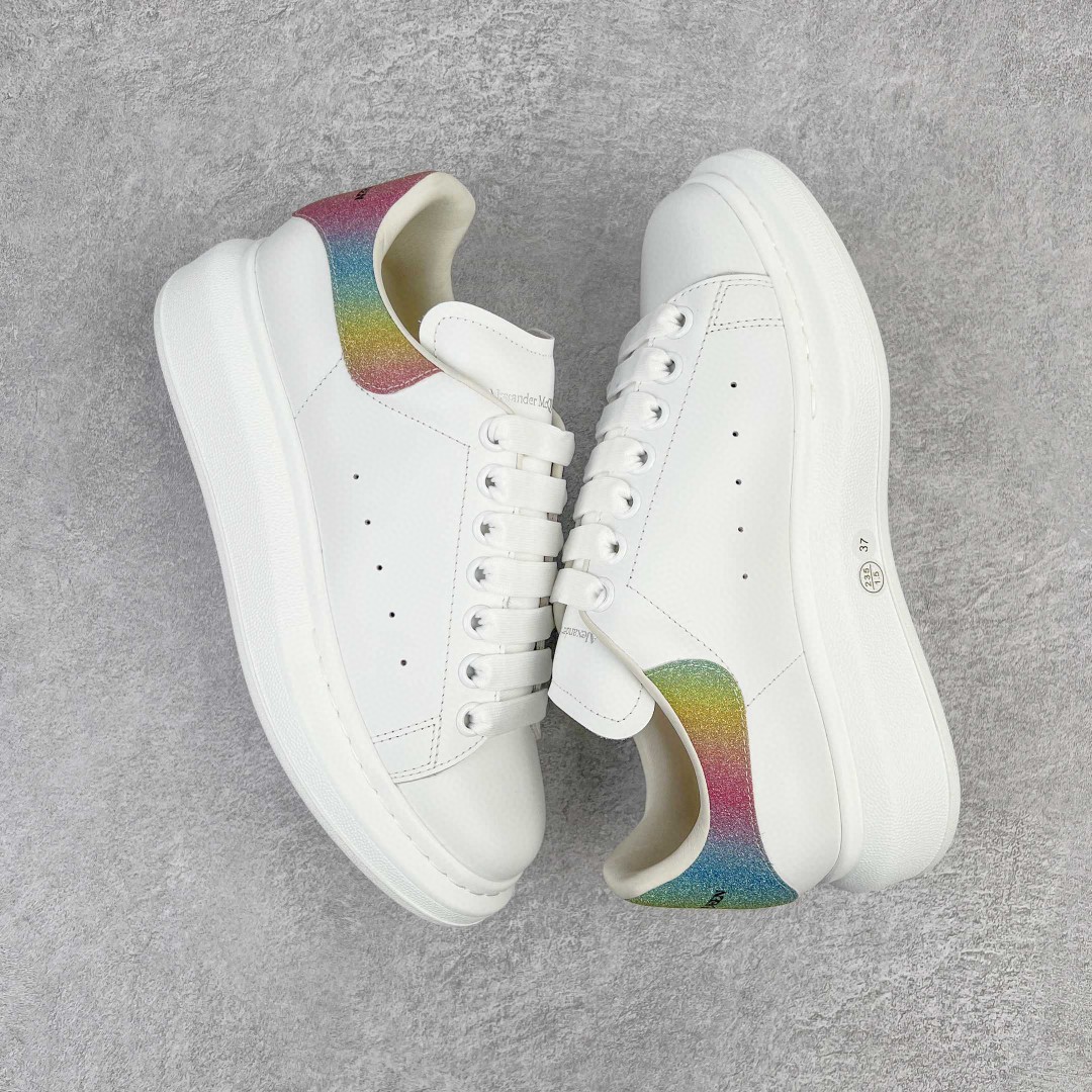 Alexander McQueen 麦昆 彩虹 磨砂尾 低筒 板鞋 休闲鞋 厚底鞋 增高鞋 男鞋 女鞋 