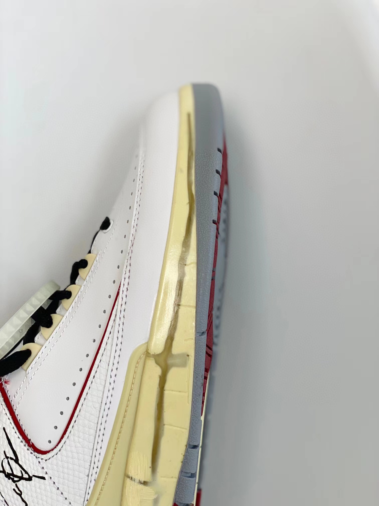 Off-White x Air Jordan AJ2 Low SP 芝加哥 低筒 联名 板鞋 男鞋 女鞋 篮球鞋 DJ4375-106
