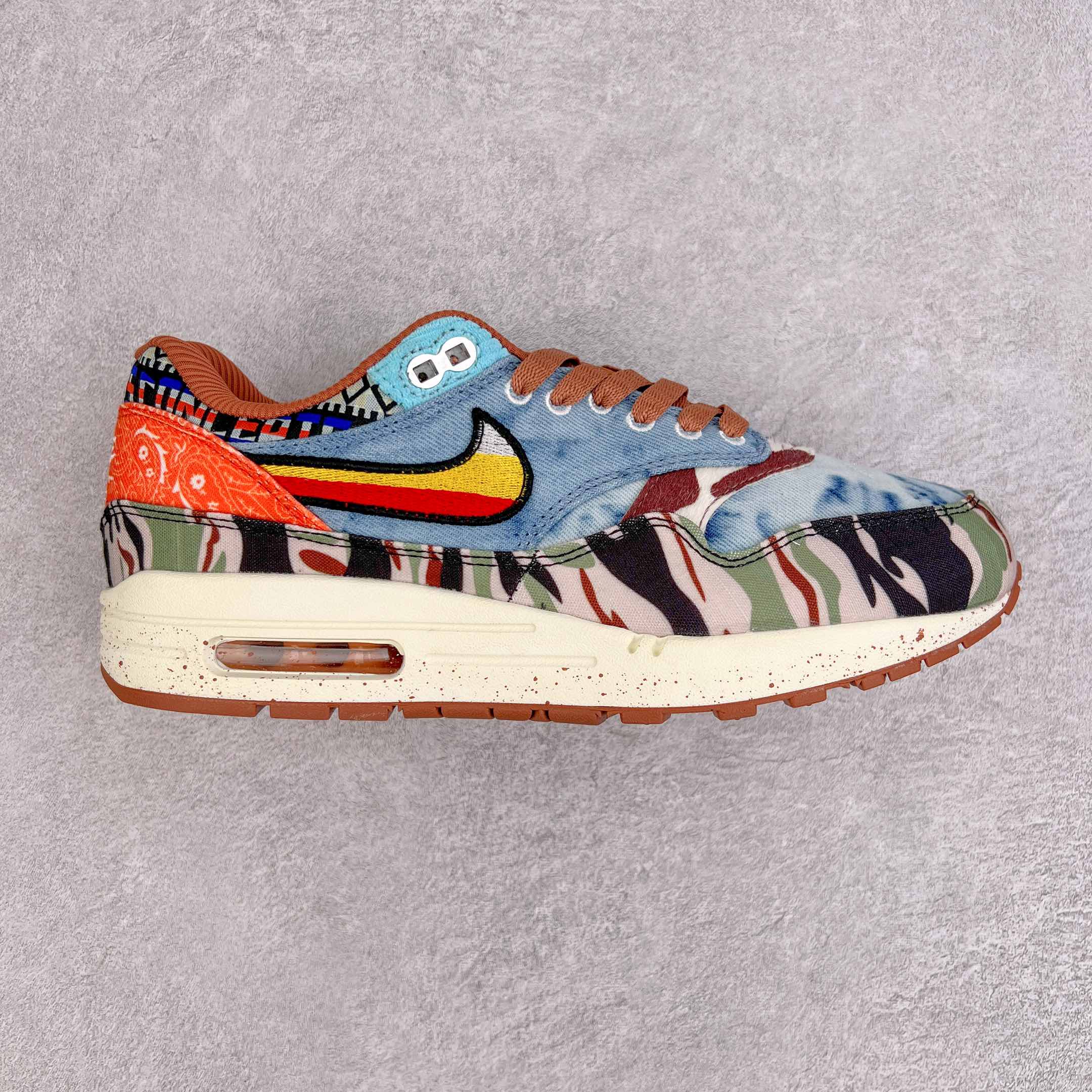 Concepts Air Max 1 SP Heavy 蓝黑绿 虎纹迷彩 低筒 减震运动鞋 休闲鞋 板鞋 男鞋 女鞋 DN1803-900