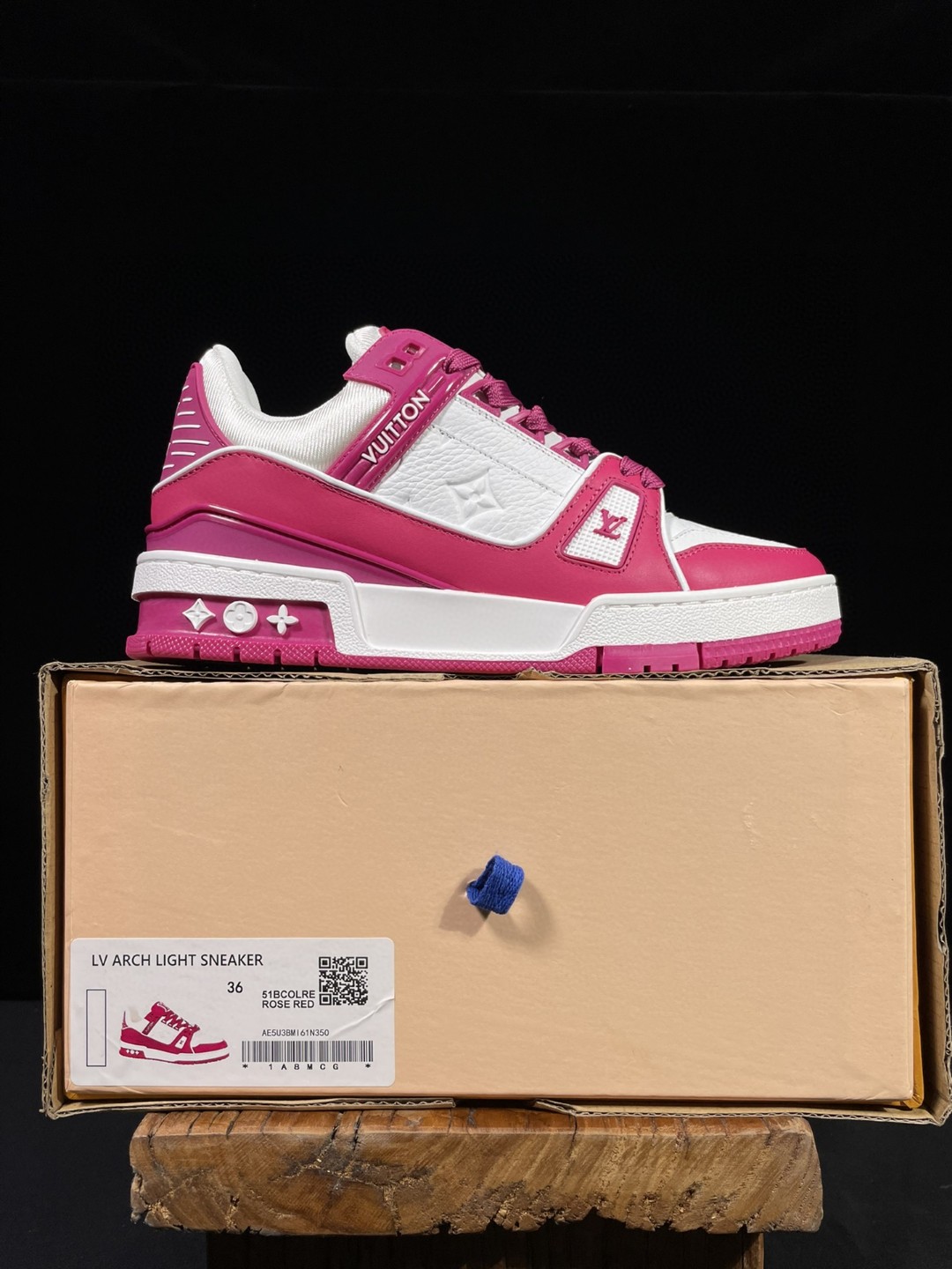 Louis Vuitton 路易威登 Trainer 玫红 低筒 休闲鞋 板鞋 运动鞋 男鞋 女鞋 