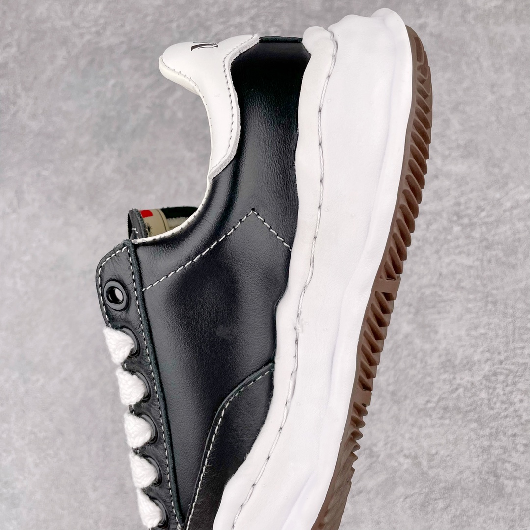 MIHARA YASUHIRO Original MMY 三原康裕 黑色 皮面 低筒 溶胶鞋 帆布鞋 板鞋 休闲鞋 增高鞋 男鞋 女鞋 