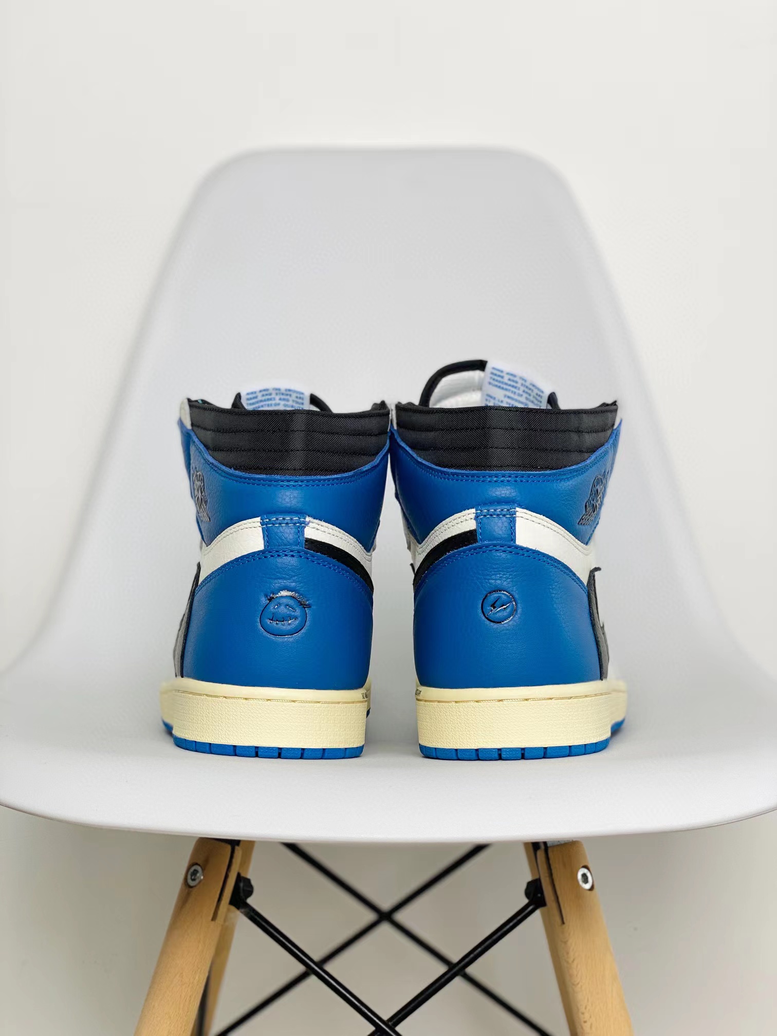 Travis Scott Fragment Design Air Jordan 1 AJ1 Retro OG SP Military Blue 闪电 倒钩 藤原浩 三方联名高筒 休闲鞋 女鞋 男鞋 板鞋 DH3227-105