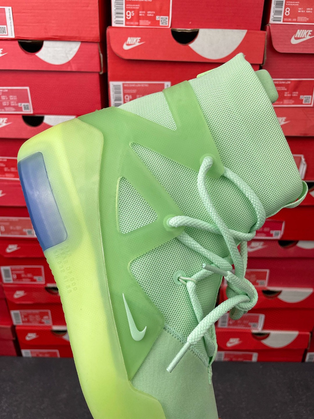 Nike Air Fear Of God 1 Frosted Spruce FOG 薄荷绿 高筒 篮球鞋 球鞋 实战鞋 运动鞋 AR4237-300