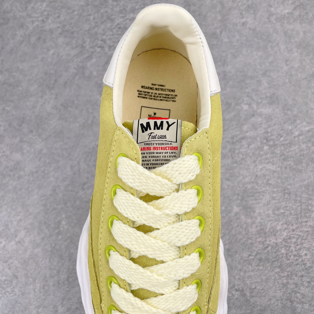 MIHARA YASUHIRO Original MMY 三原康裕 黄色 麂皮 低筒 溶胶鞋  板鞋 休闲鞋 增高鞋 男鞋 女鞋 A07FW708