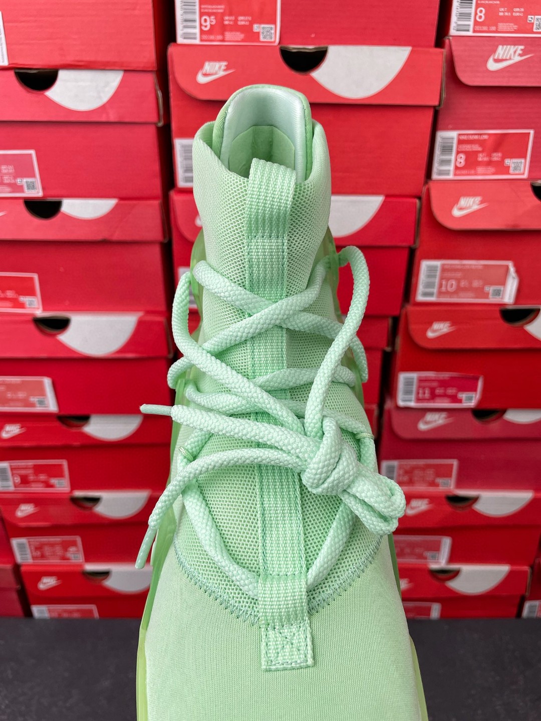 Nike Air Fear Of God 1 Frosted Spruce FOG 薄荷绿 高筒 篮球鞋 球鞋 实战鞋 运动鞋 AR4237-300