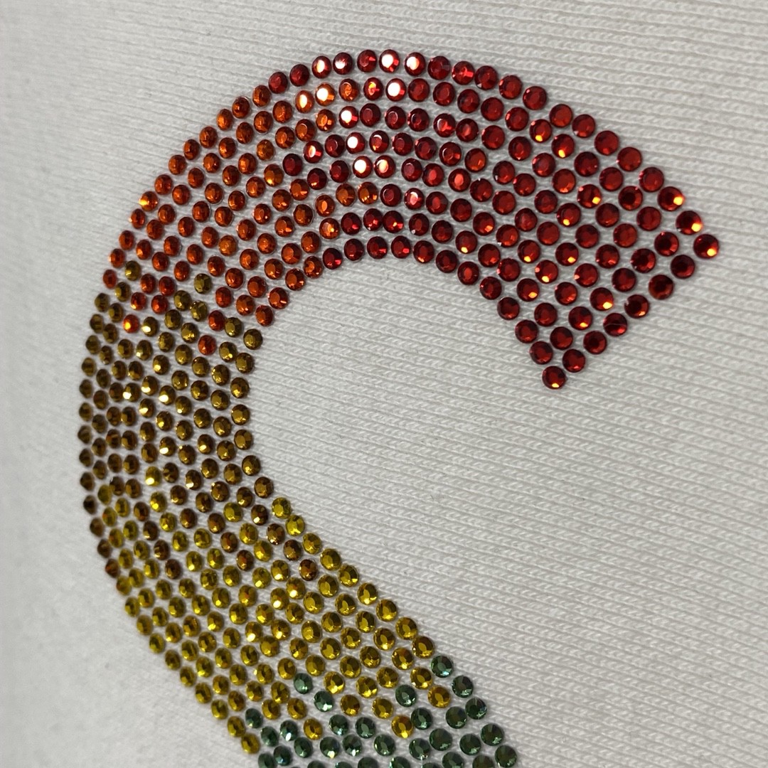 Supreme Week 6 Swarovski 联名款 S Logo Hooded Sweatshirt S 水钻徽标 黑色 白色 连帽卫衣 加绒 宽松 男女同款 SUP-SS21-583