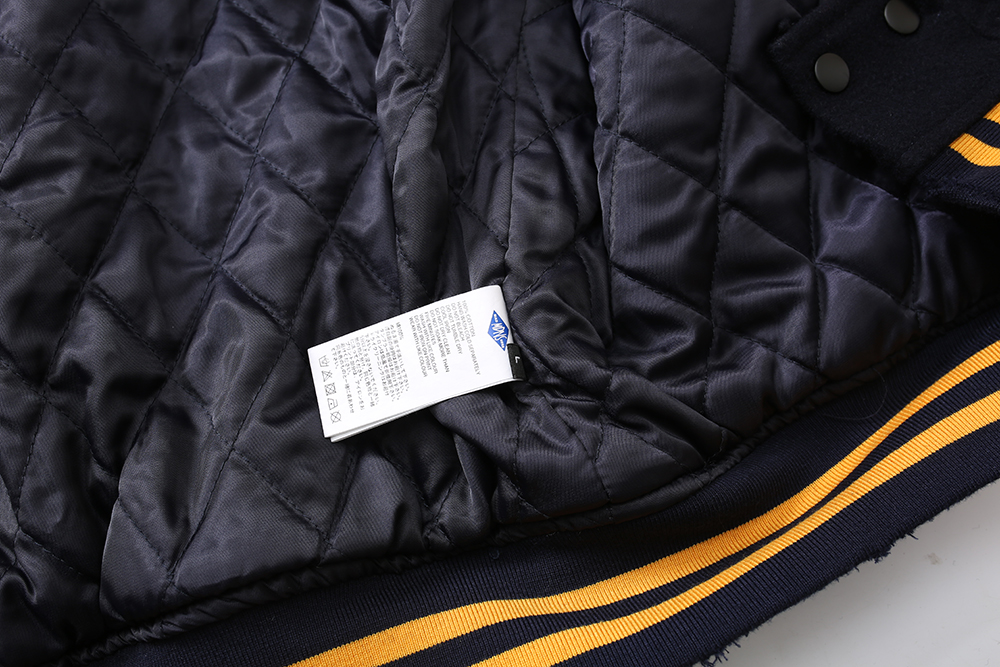 MADNESS 22AW BASEBALL JACKET 黑黄 羊毛 余文乐 拼接棒球服 休闲 宽松 夹克 长袖 外套 秋冬 男女款