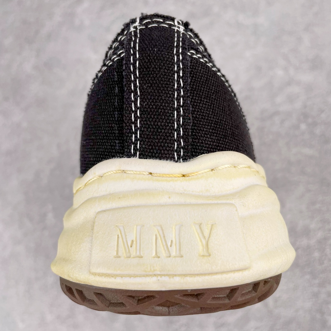 MIHARA YASUHIRO Original MMY 三原康裕 黑色 做旧 低筒 溶胶鞋 帆布鞋 板鞋 休闲鞋 增高鞋 男鞋 女鞋 