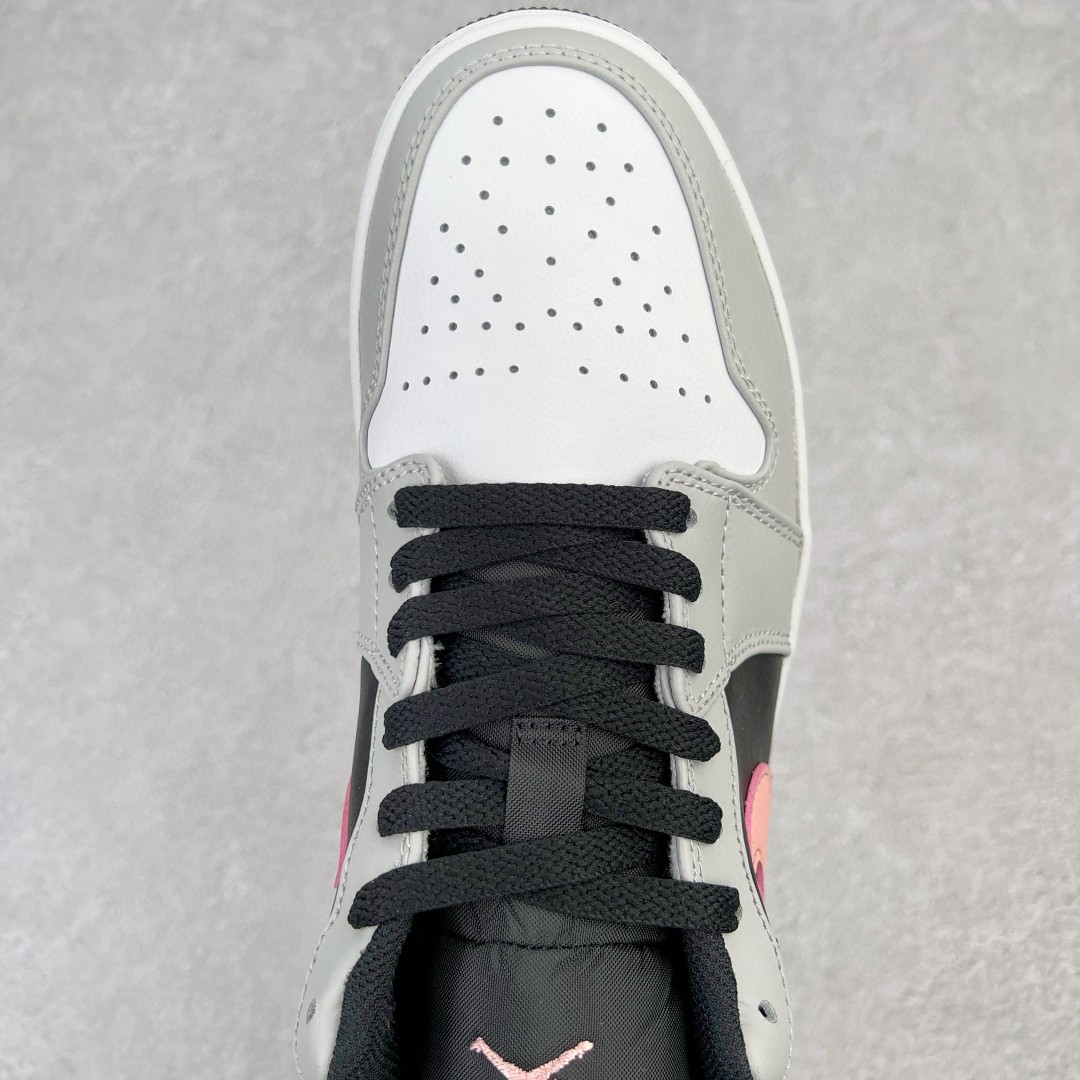 Air Jordan 1 Low AJ1 白黑粉 板鞋 休闲鞋 女鞋 男鞋 553558-062