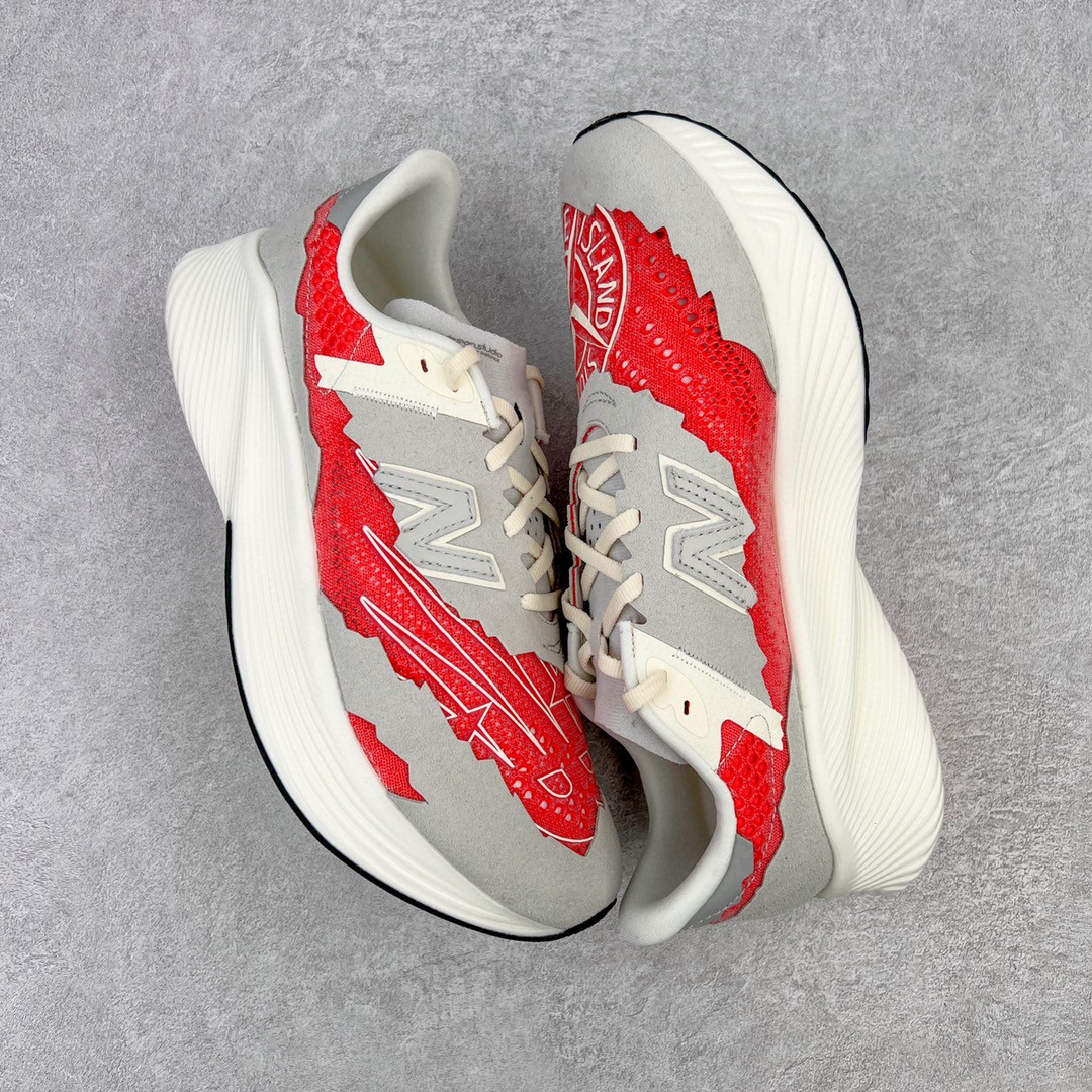 Stone Island x New Balance FuelCell RC Elite v2联名 红灰色 低筒 复古跑鞋 休闲鞋 板鞋 运动鞋 男鞋 女鞋 MSRCELST