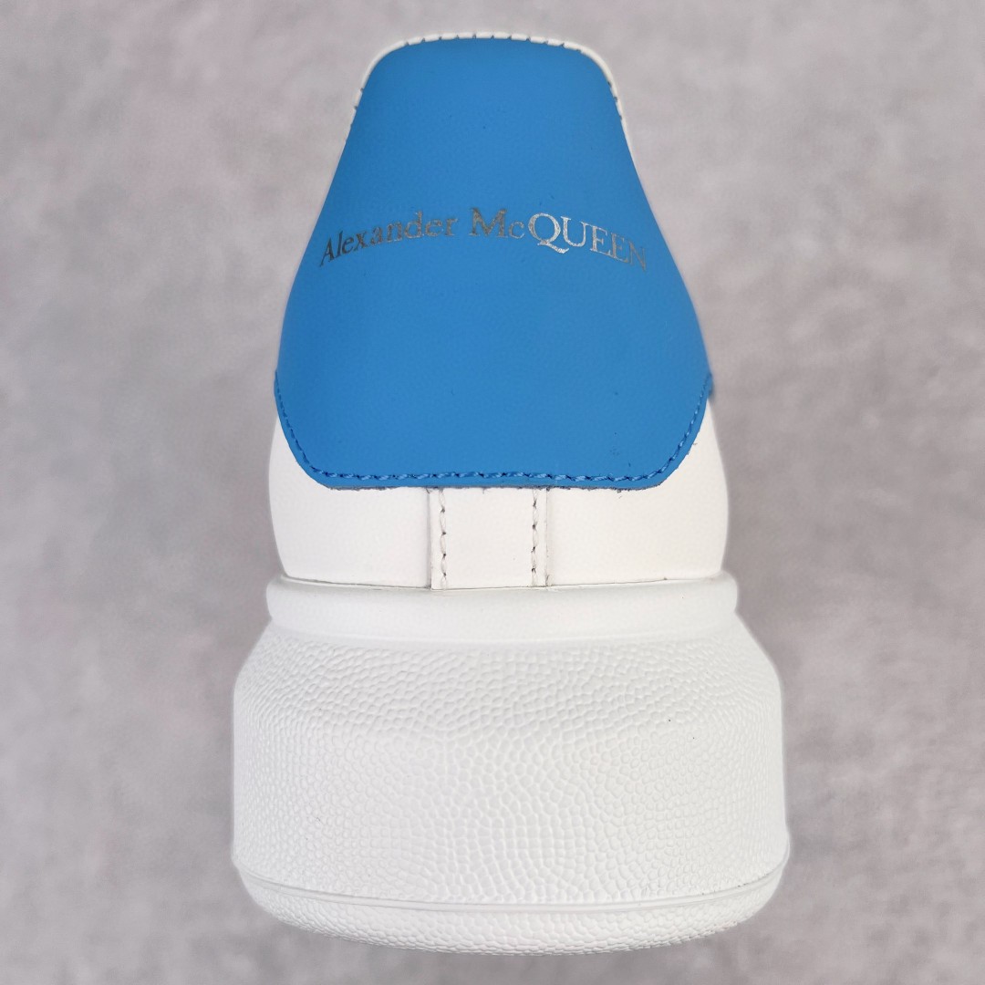 Alexander McQueen 麦昆 白色 蓝尾 扎染 低筒 板鞋 休闲鞋 厚底鞋 增高鞋 男鞋 女鞋 
