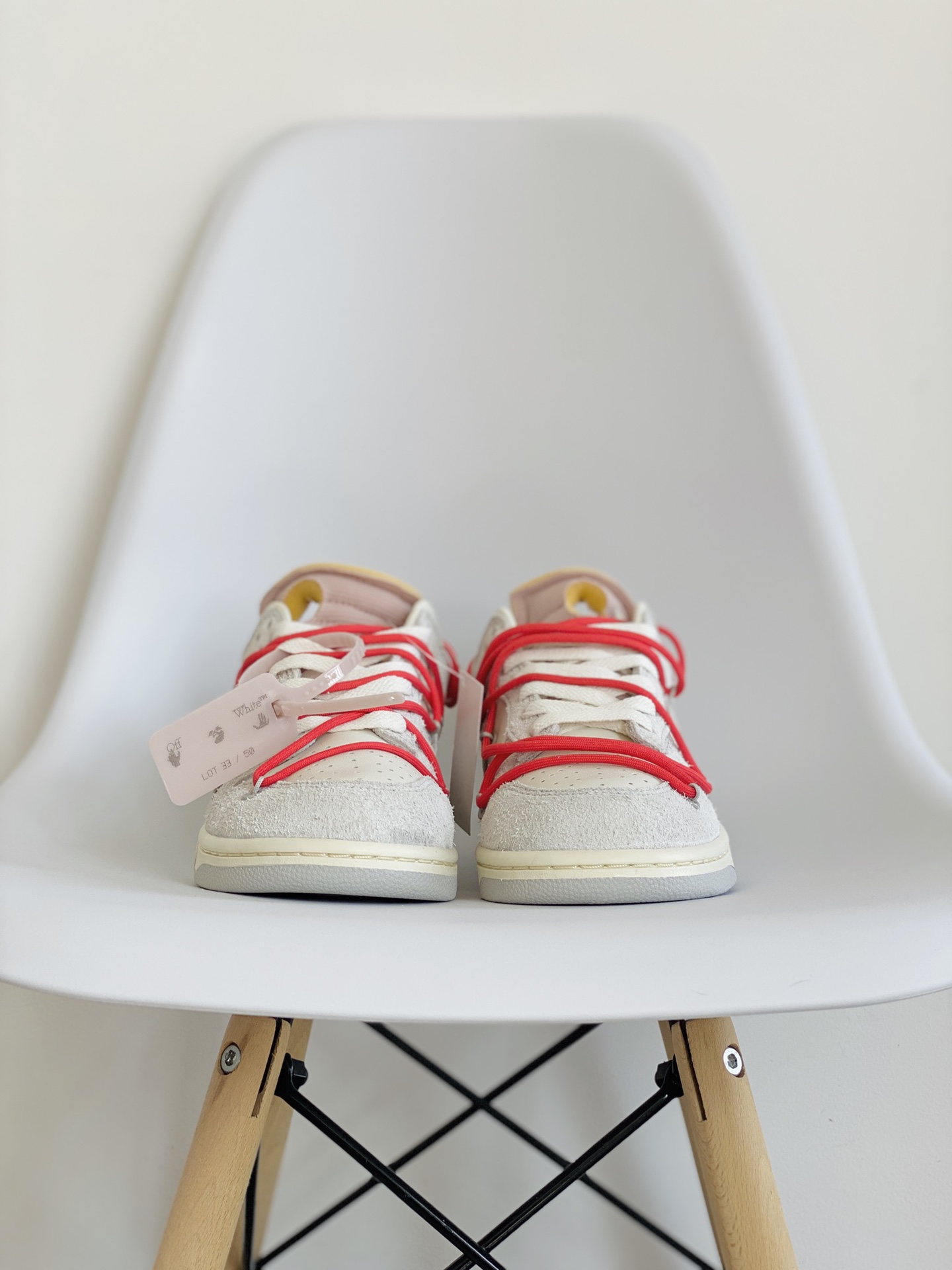 NO.33 Off-White Duunk  Low THE 50-33 灰白 麂皮 低筒 板鞋 休闲鞋 滑板鞋 男鞋 女鞋 DJ0950-118