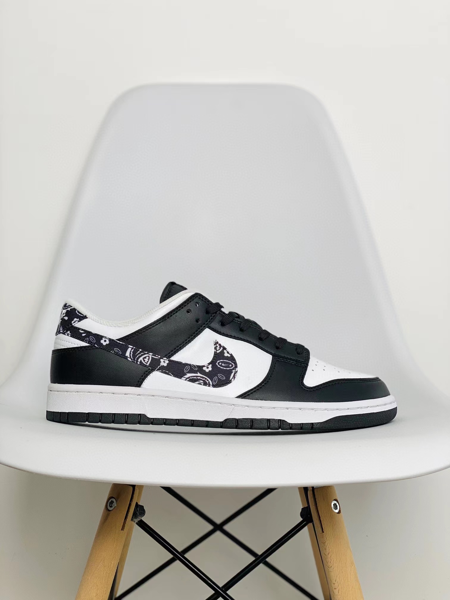  dunk Low ESS Black Paisley 黑白 腰果花  低筒 复古板鞋 休闲鞋 男鞋 女鞋 DH4401-100