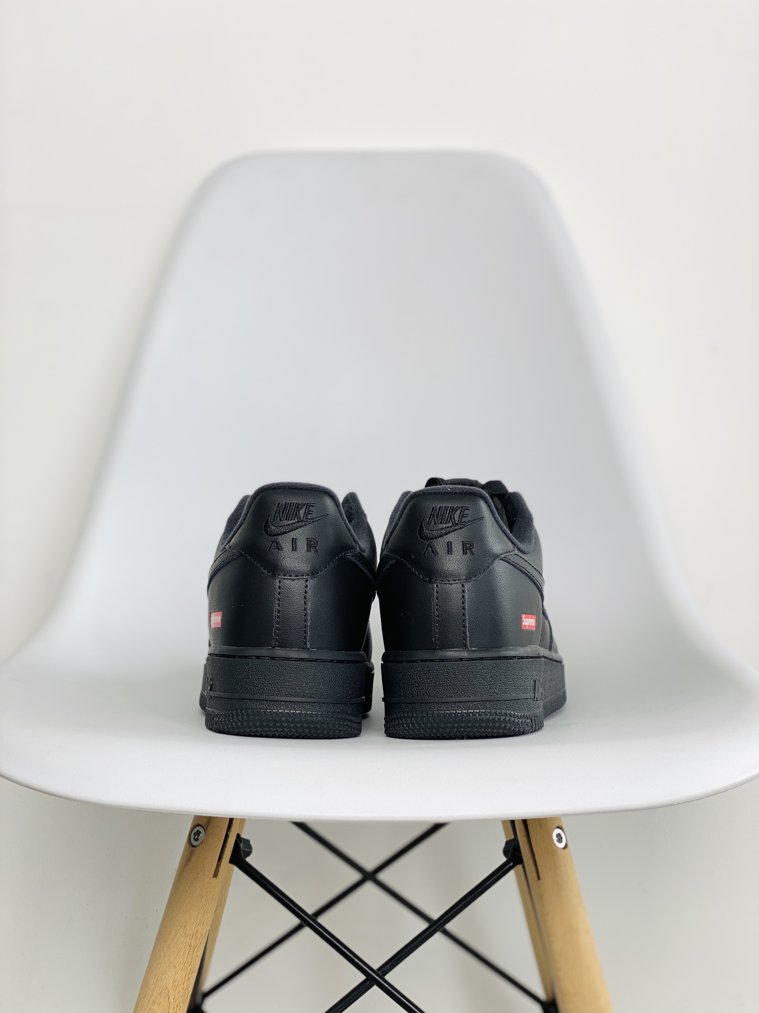 Supreme Air Force 1 Low Box Logo 黑色 低筒 休闲鞋 板鞋 男鞋 女鞋 CU9225-001