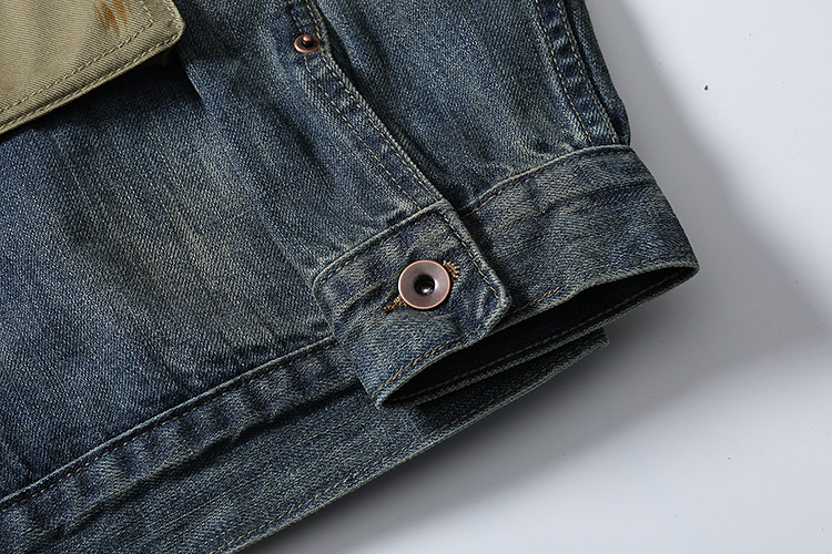 MADNESS JACKET 牛仔外套 复古蓝 水洗 大口袋 日系 外套长袖 秋冬季 休闲 男女同款