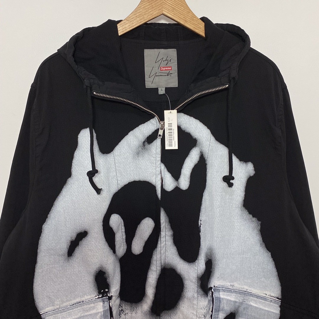 [Copy]Supreme FW20 Week 4Supreme Yohji Yamamoto 山本耀司联名款背后双 Logo 黑色 连帽长款风衣 夹克 外套 男女同款 SUP-FW20-103