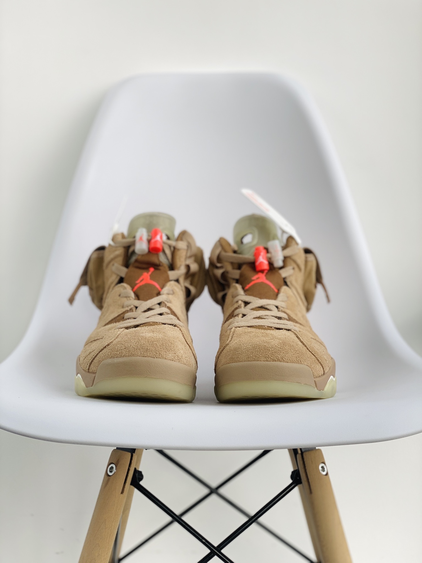 Travis Scott Air Jordan 6 AJ6 British Khaki 卡其棕 鬼脸 口袋 高筒 男鞋 休闲鞋 板鞋 篮球鞋 DH0690-200