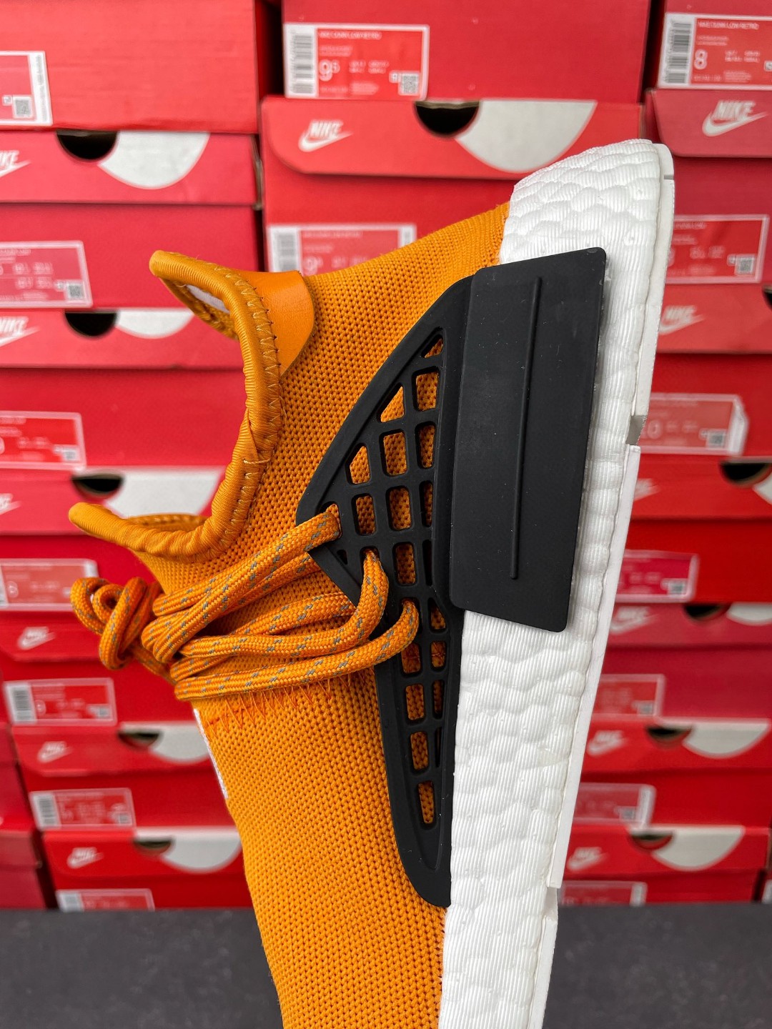 Pharrell Williams x adidas originals NMD HU Human Tangerine  菲董联名 橘黄色 低筒 运动鞋 休闲鞋 男鞋 女鞋 BB3070