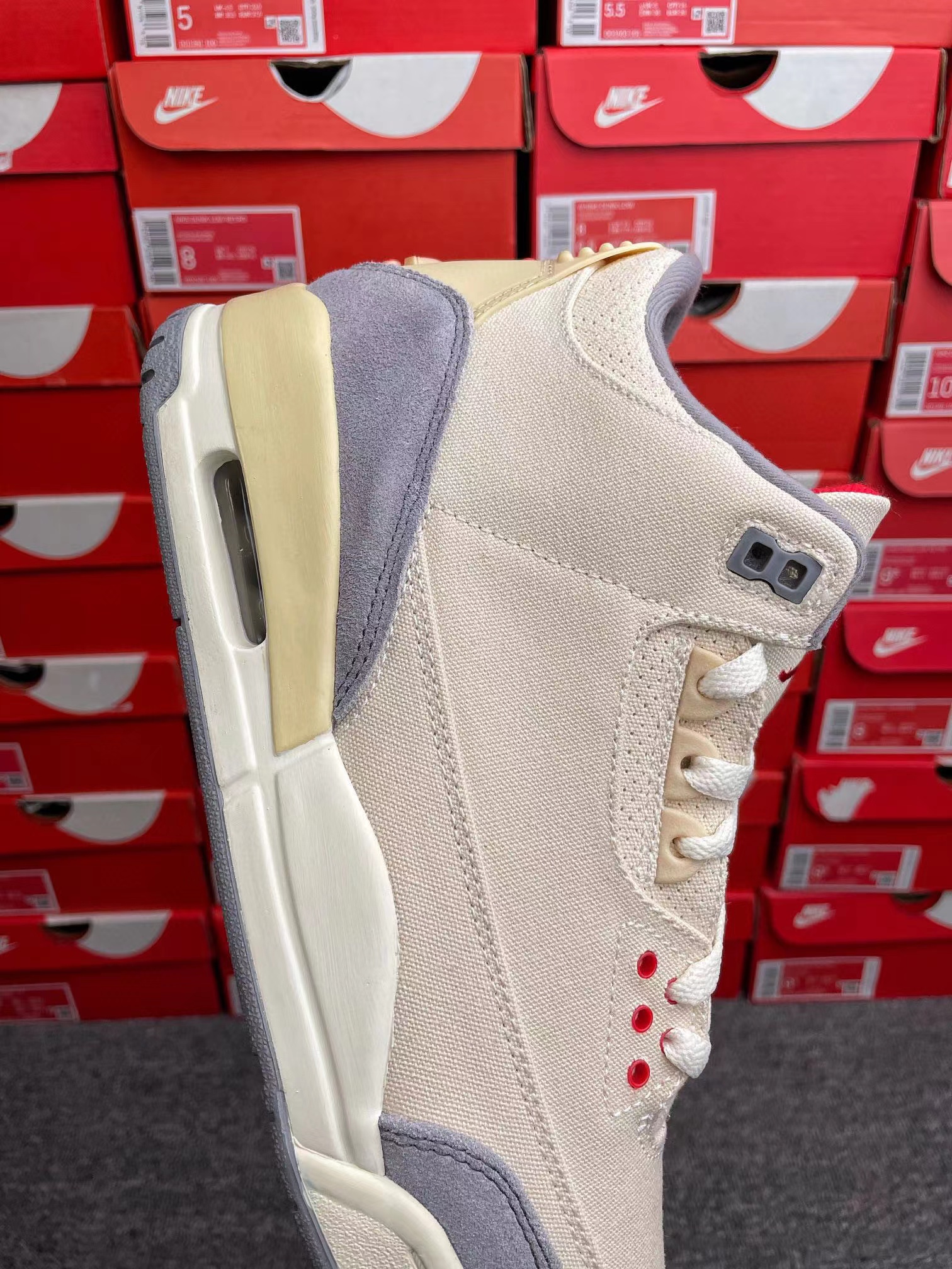 Air Jordan 3 Retro SE Muslin  AJ3 棉布 米白 低筒 休闲鞋 篮球鞋 板鞋 男鞋 DH7139-100