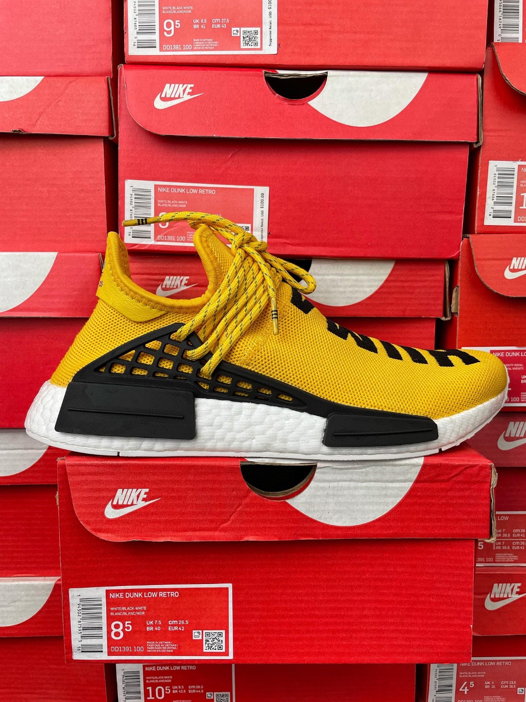 Adidas nmd yellow outlet human race 2019