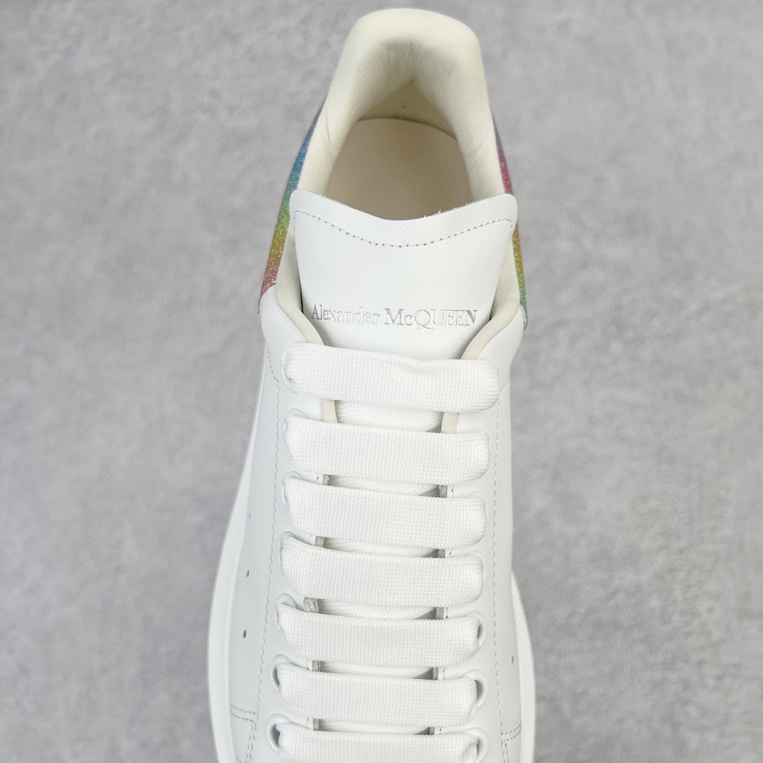 Alexander McQueen 麦昆 彩虹 磨砂尾 低筒 板鞋 休闲鞋 厚底鞋 增高鞋 男鞋 女鞋 