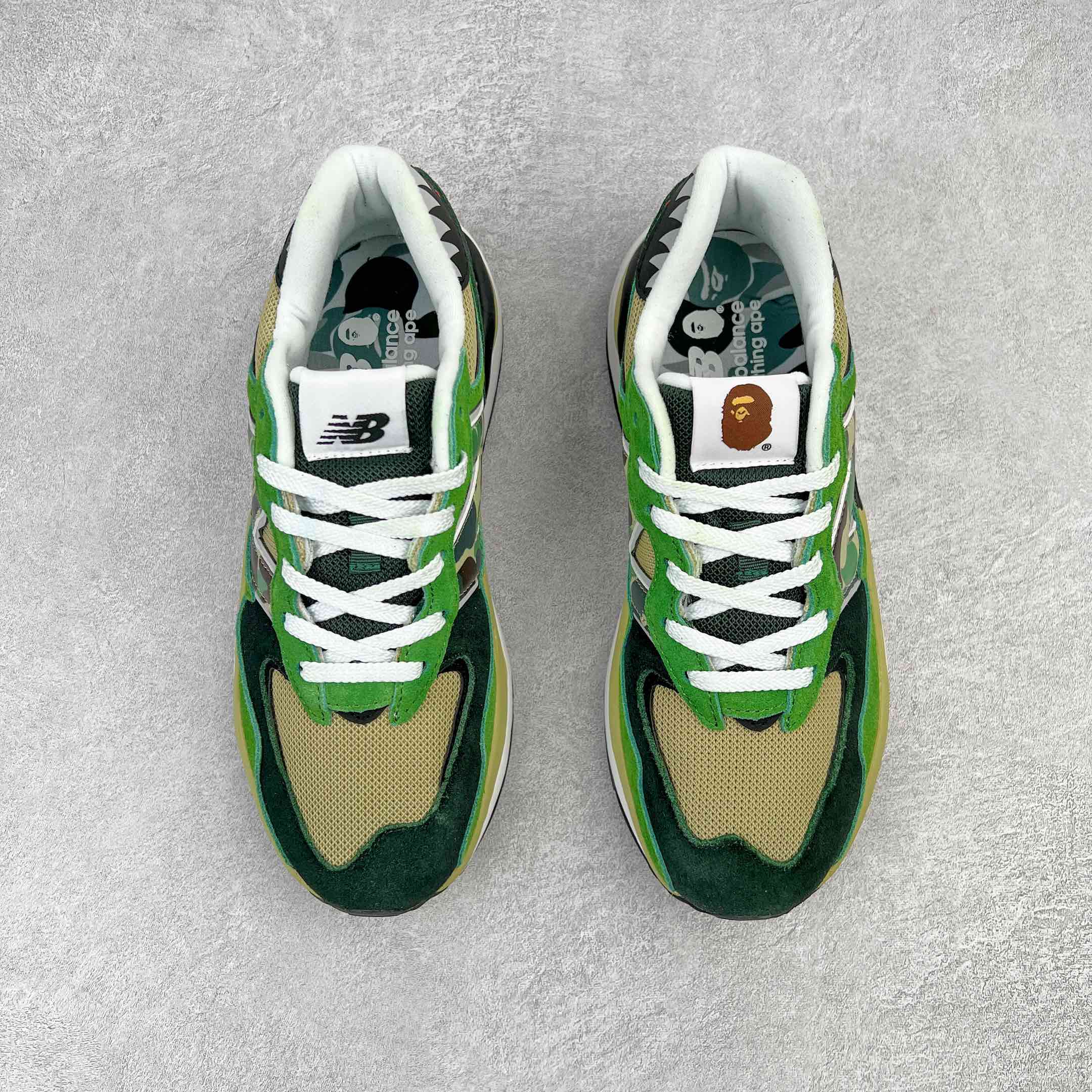 BAPE New Balance  NB5740 黑绿迷彩 低筒 复古慢跑鞋 板鞋 运动鞋 休闲鞋 男鞋 女鞋 M5740BAE