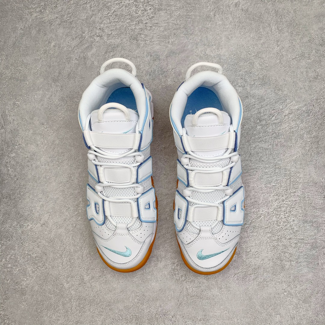 Air More Uptempo White Aqua Gum 百生胶  男鞋 女鞋 休闲鞋 板鞋 篮球鞋   415082-107