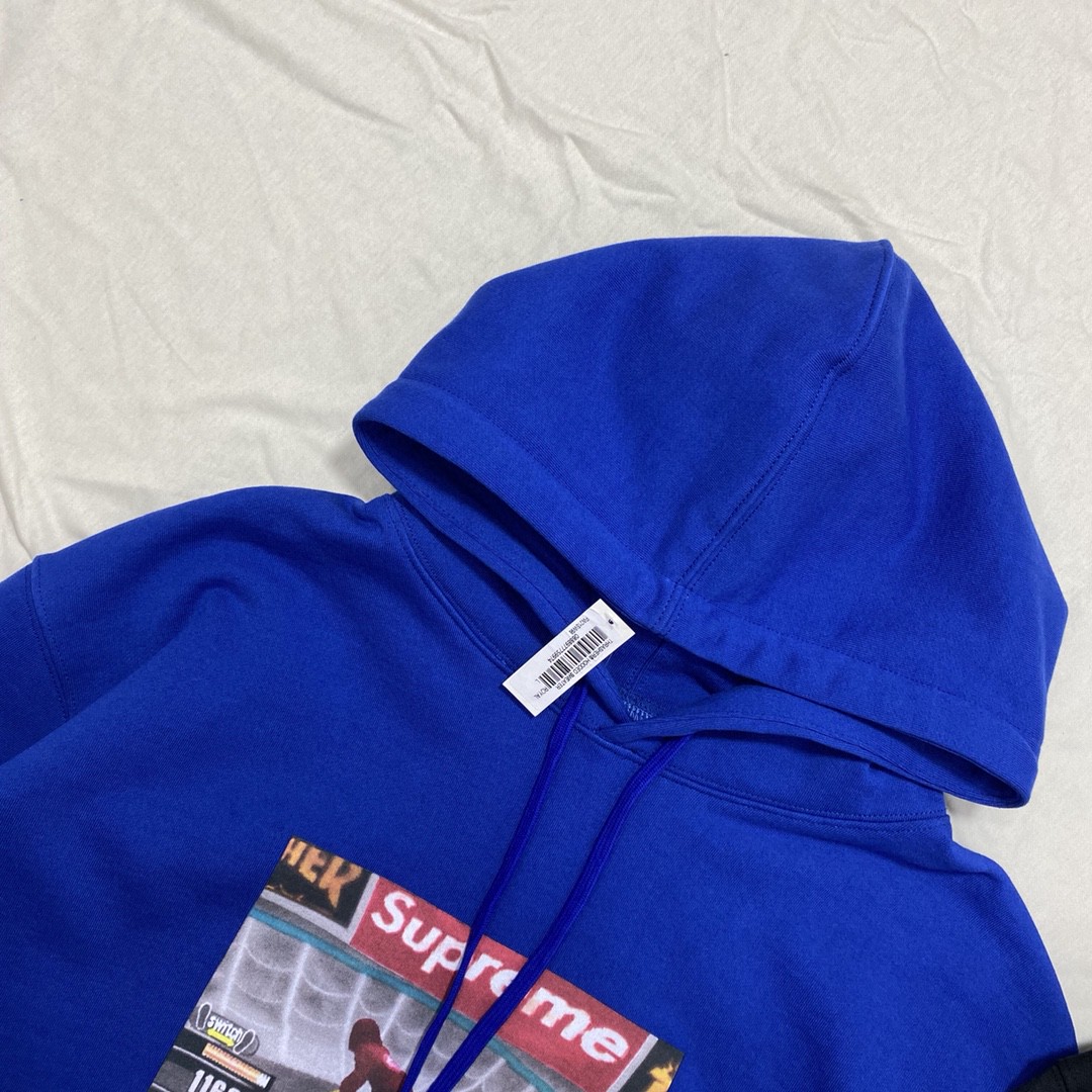 Supreme Week 5 Thrasher 联名款 Hooded Sweatshirt  黑色 蓝色 滑板连帽卫衣 加绒 套头 宽松 男女同款 SUP-FW21-203