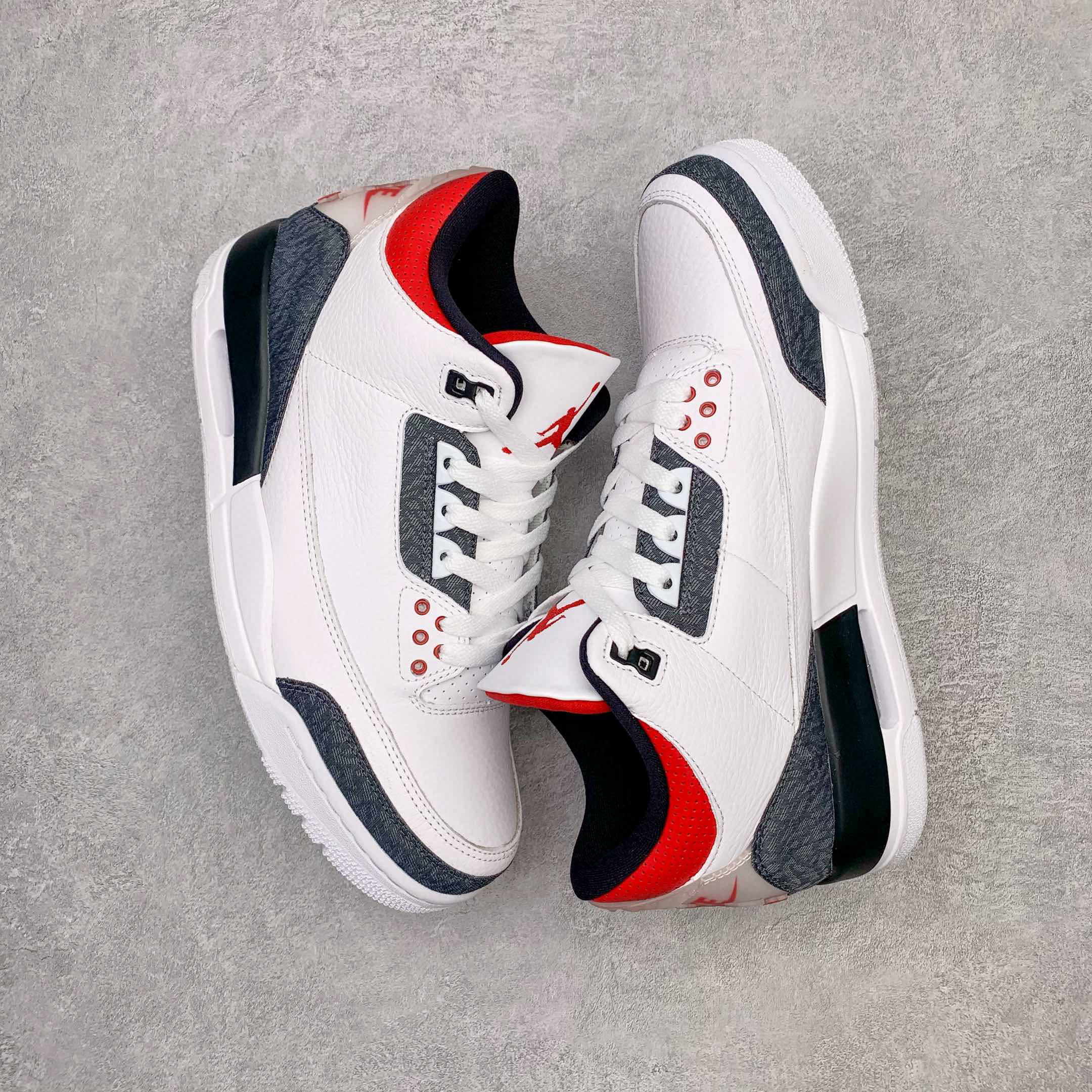 Air Jordan 3 Retro Denim Fire Red 火焰紅   AJ 3低筒 休闲鞋 篮球鞋 板鞋 男鞋 CZ6431-100