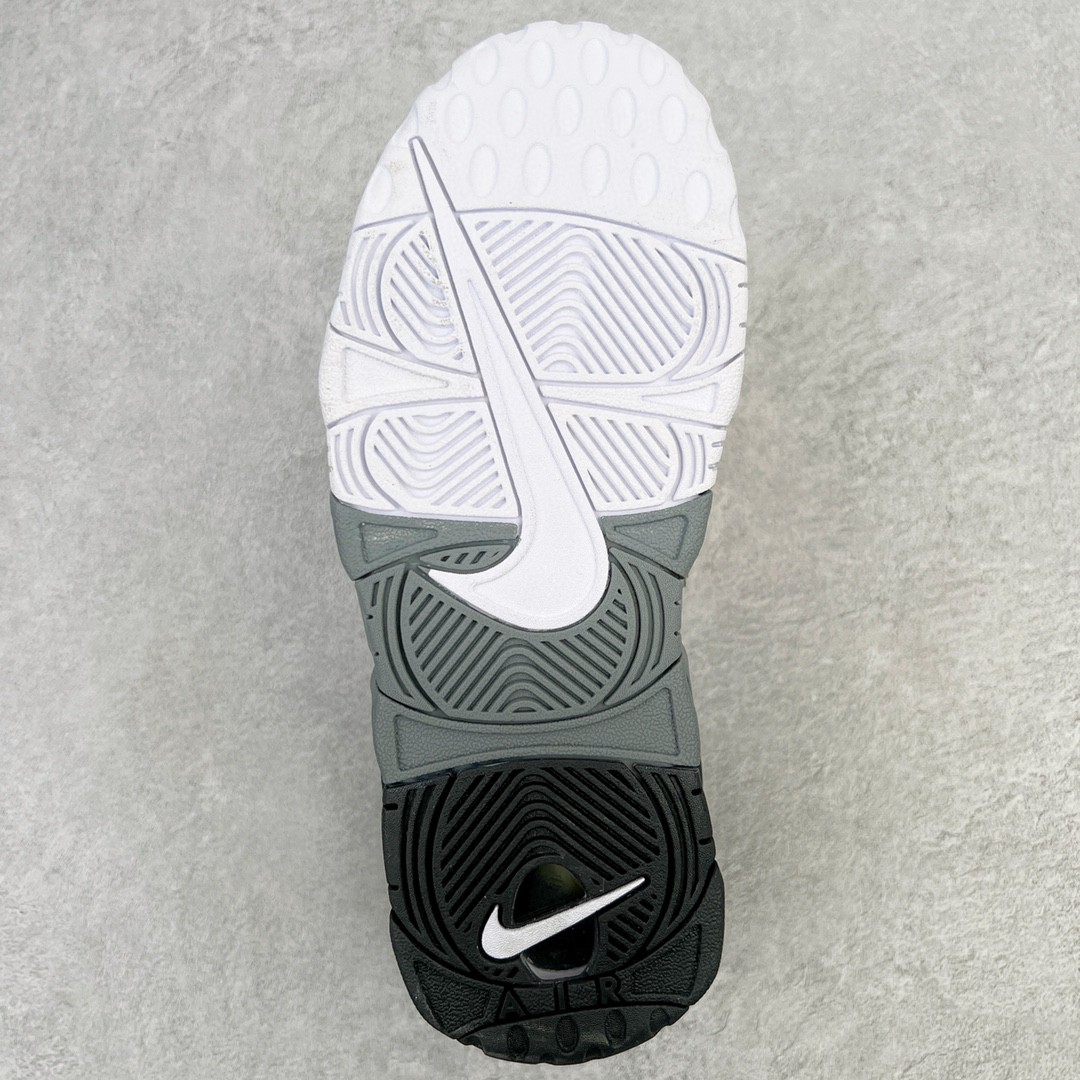 新版 Nike Air More Uptempo Tri - Color 皮蓬 大AIR 白灰黑 低筒 篮球鞋 男鞋 女鞋 921948-002
