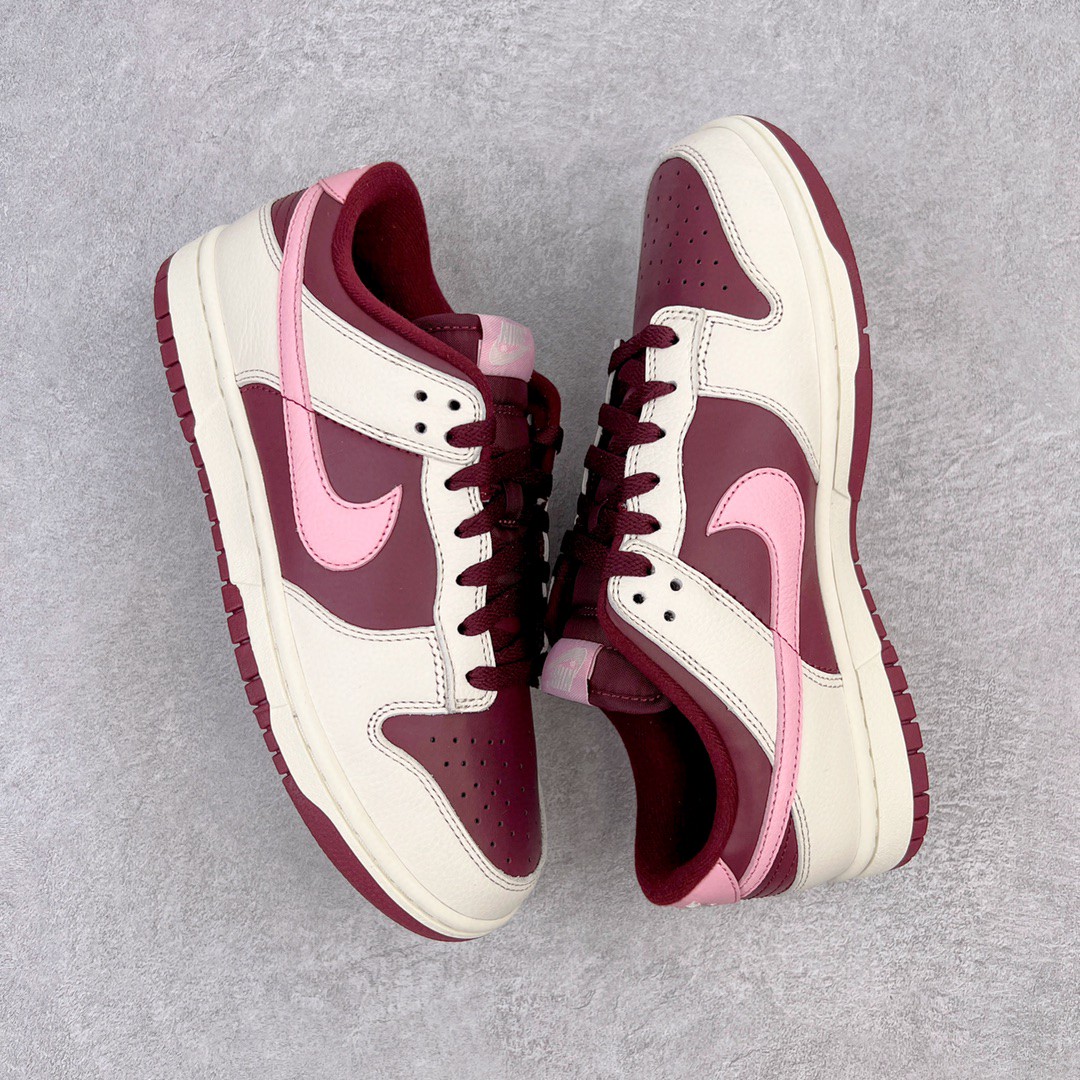 Dunk Low Valentine's Day 酒红色 低筒 复古板鞋 休闲鞋 男鞋 女鞋 DR9705-100