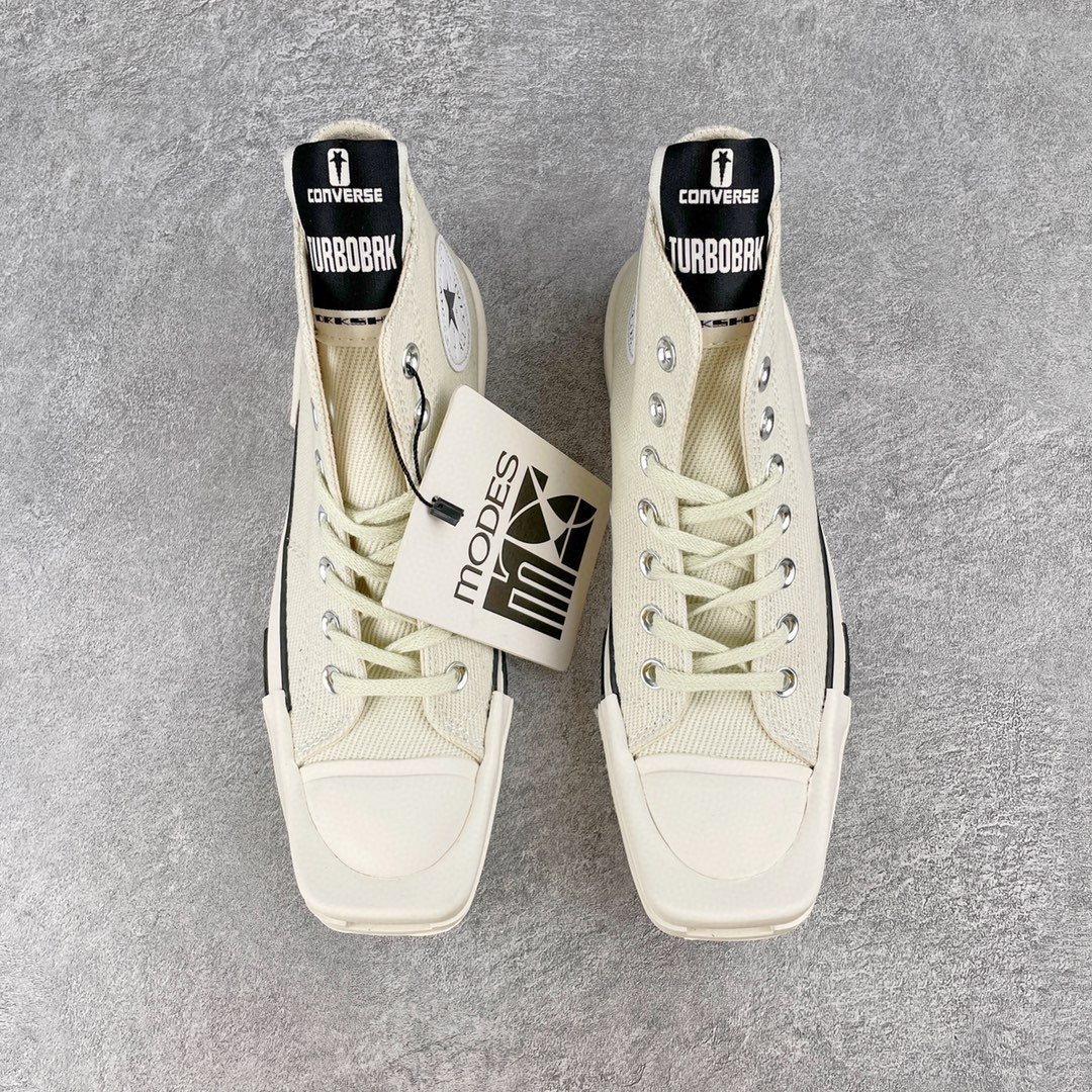 Rick Owens DRKSHDW Converse Turbodrk Chuck Taylor ALL Star 1970S High 白色 高筒 板鞋 休闲鞋 帆布鞋 男鞋 女鞋 172346C