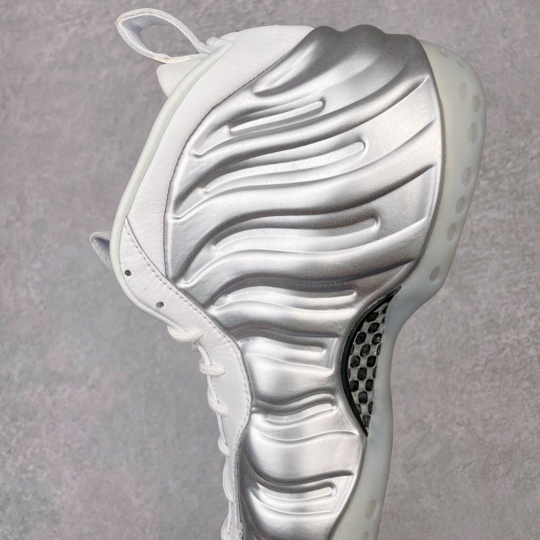 NIKE Air Foamposite One Chrome White 银喷 喷泡 篮球鞋 男鞋 碳板 AA3963-100