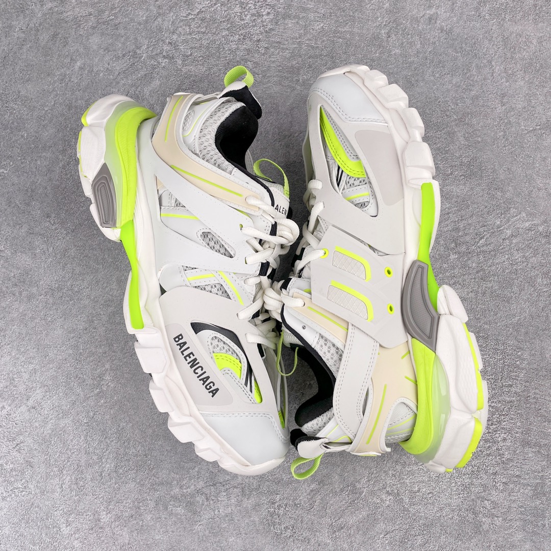Balenciaga Track 巴黎世家 白绿色 老爹鞋 运动 复古板鞋 休闲鞋 男鞋 女鞋 542023W1GC39070
