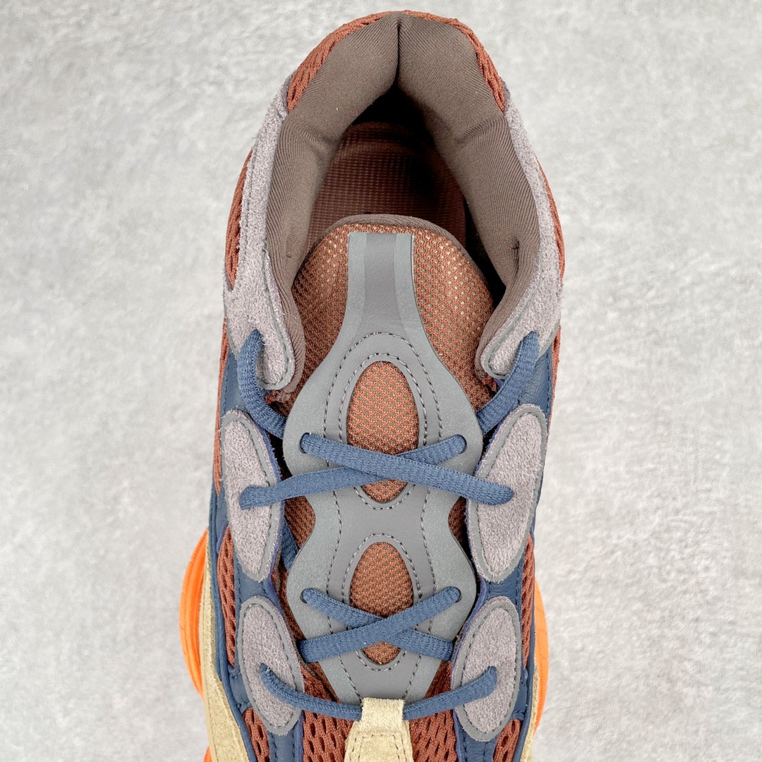 adidas originals Yeezy 500 Enflame 蓝橙 低筒 休闲鞋 运动鞋 老爹鞋 男鞋 女鞋 GZ5541
