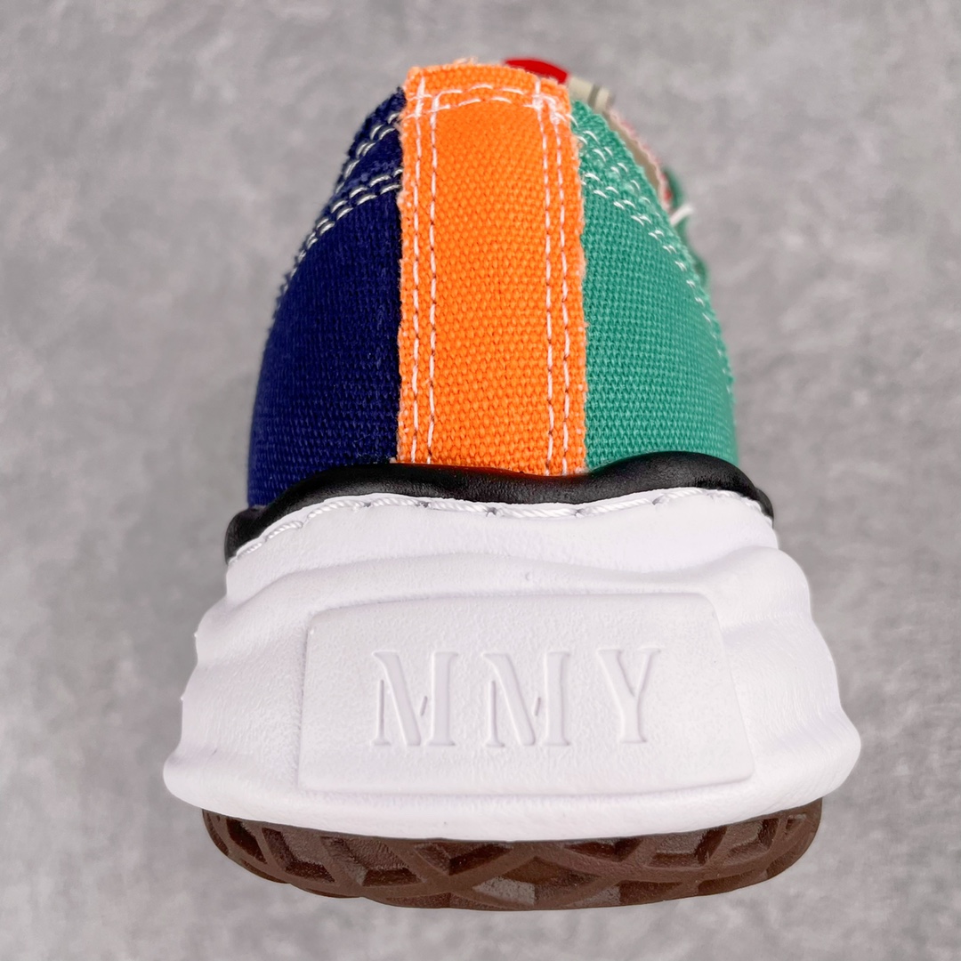 MIHARA YASUHIRO Original MMY 三原康裕 红蓝绿 拼接 低筒 溶胶鞋 帆布鞋 板鞋 休闲鞋 增高鞋 男鞋 女鞋 