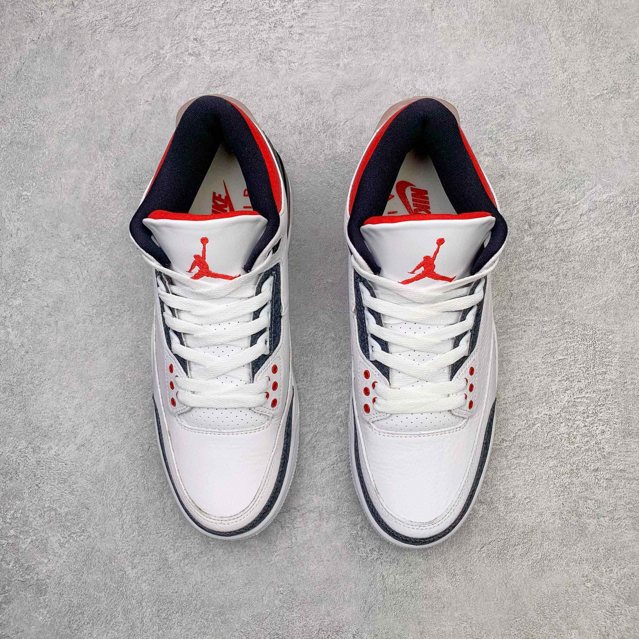 Air Jordan 3 Retro Denim Fire Red 火焰紅   AJ 3低筒 休闲鞋 篮球鞋 板鞋 男鞋 CZ6431-100