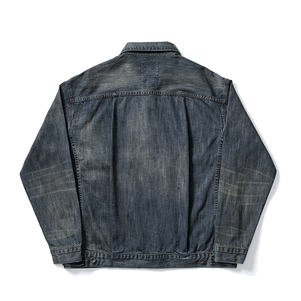 MADNESS JACKET 牛仔外套 复古蓝 水洗 大口袋 日系 外套长袖 秋冬季 休闲 男女同款