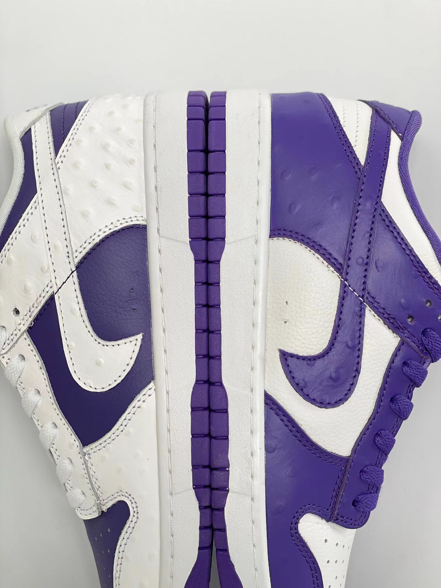  dunk Low Flip The Old School 反勾 白紫 鸳鸯  低筒 复古板鞋 休闲鞋 男鞋 女鞋  DJ4636-100