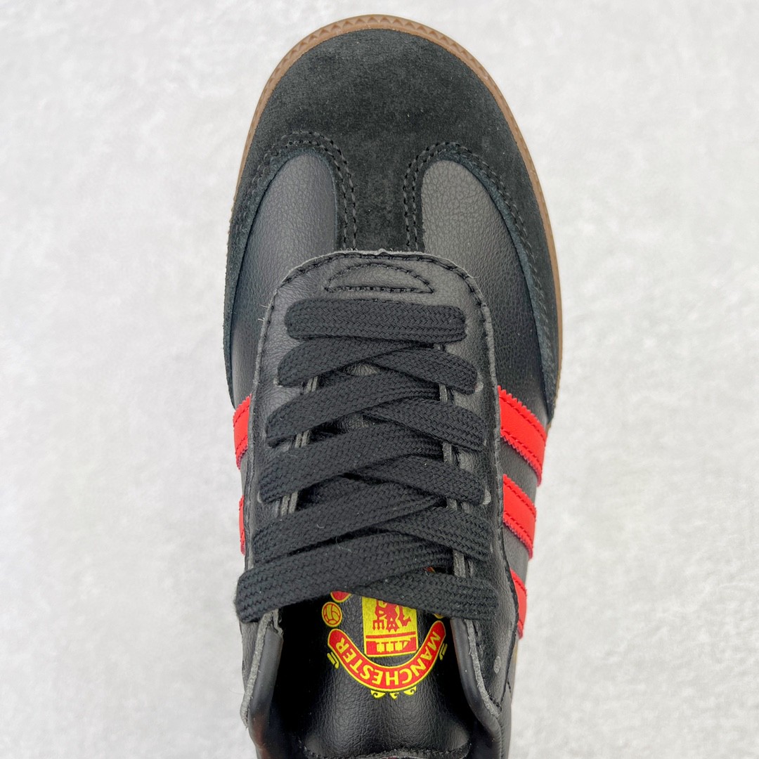 Adidas Originals Samba Team 黑红 低筒 复古板鞋 休闲鞋 男鞋 女鞋  HQ7030