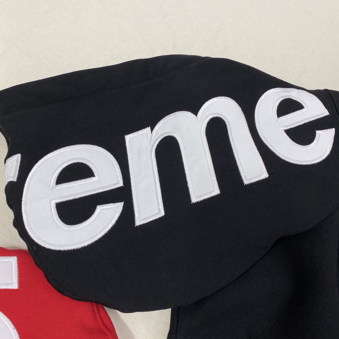 Supreme FW21 Week 2 Contrast Hooded Sweatshirt 字母徽标 Logo印花 灰色 黑色 连帽卫衣 加绒 套头 宽松 秋冬款 男女同款 SUP-FW21-147