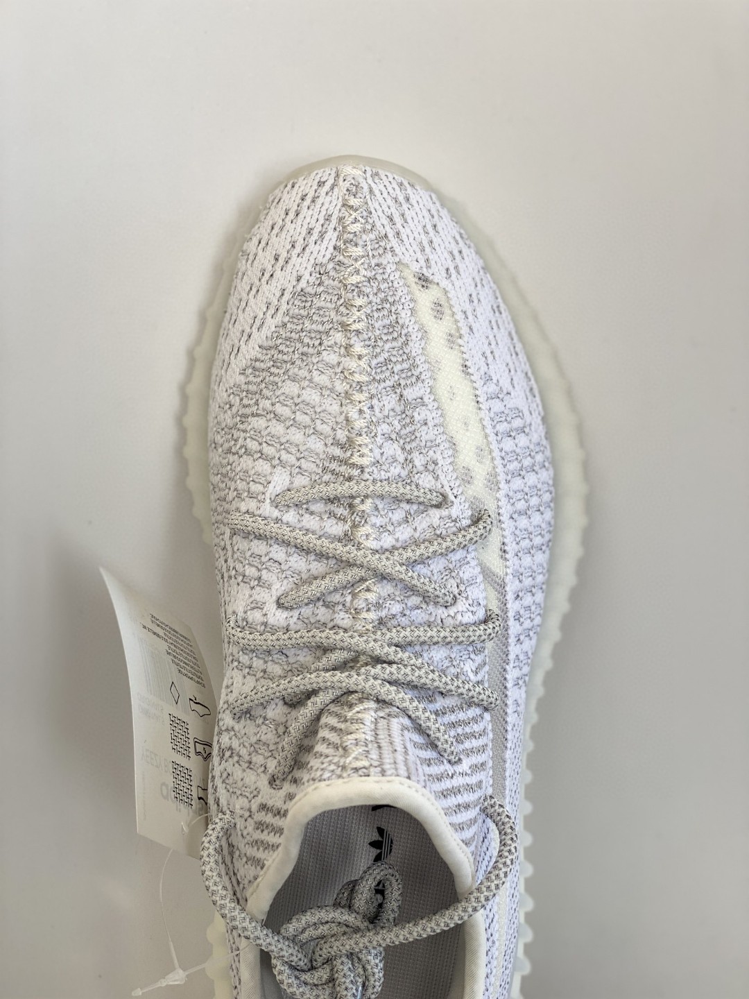 adidas originals Yeezy Boost 350 V2 Static 满天星 灰白 低筒 休闲鞋 运动鞋 男鞋 女鞋  EF2367