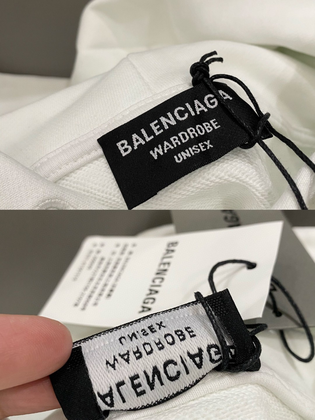 Balenciaga Political Campaign 巴黎世家 可乐 波浪 Logo 白色 连帽卫衣 套头卫衣 长袖 秋冬 男女同款 600583TIV539040