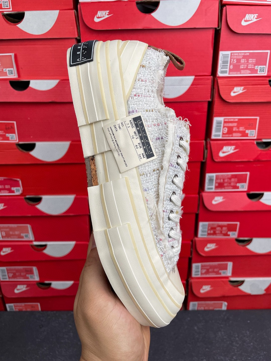 xVESSEL G.O.P.  吴建豪 白色 织物拼接 变色 低筒 硫化鞋 板鞋 休闲鞋 男鞋 女鞋 F21X21W