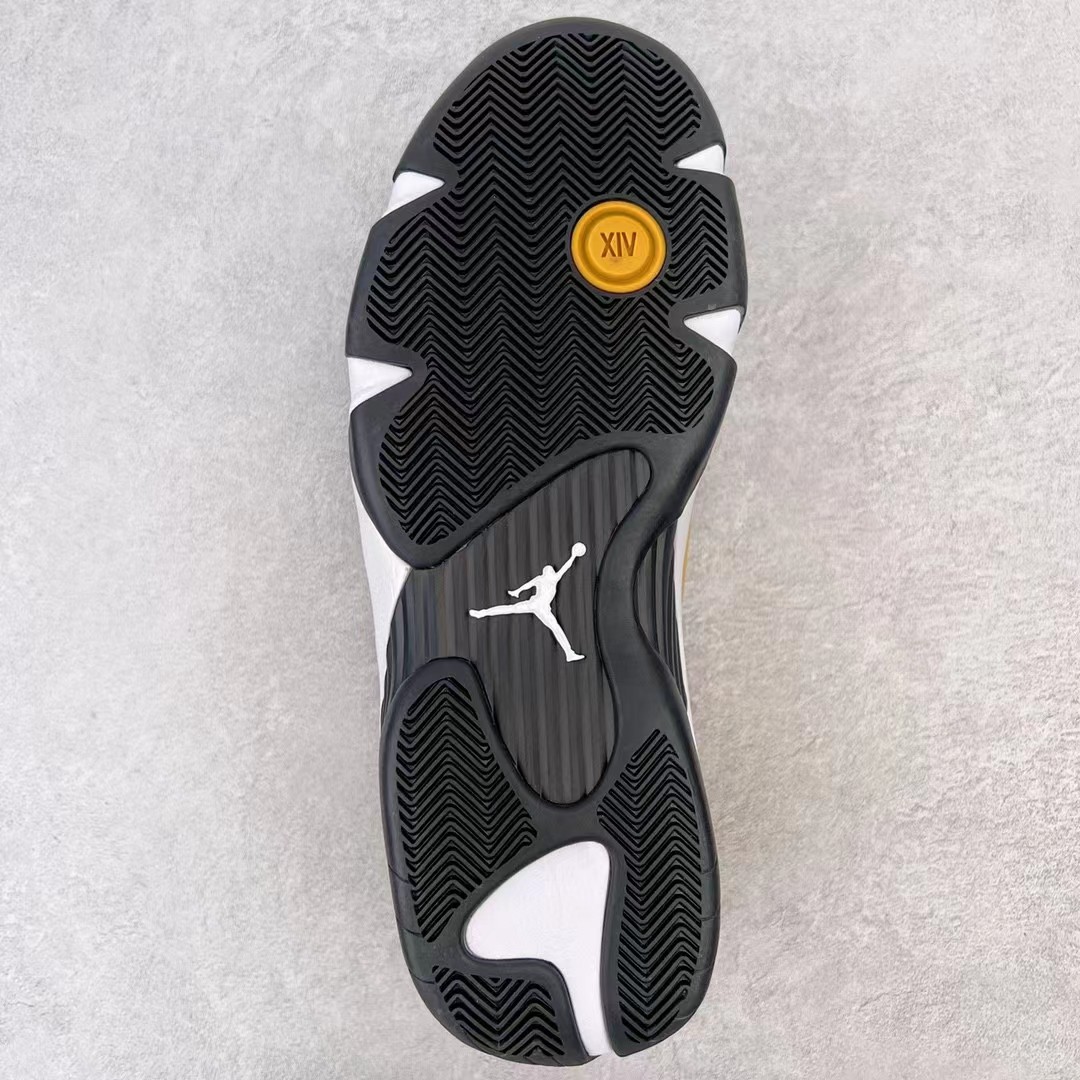 Air Jordan 14  Retro Ginger 黑白黄 法拉利姜黄 AJ1 14 篮球鞋 球鞋 实战鞋 男鞋 487471-701