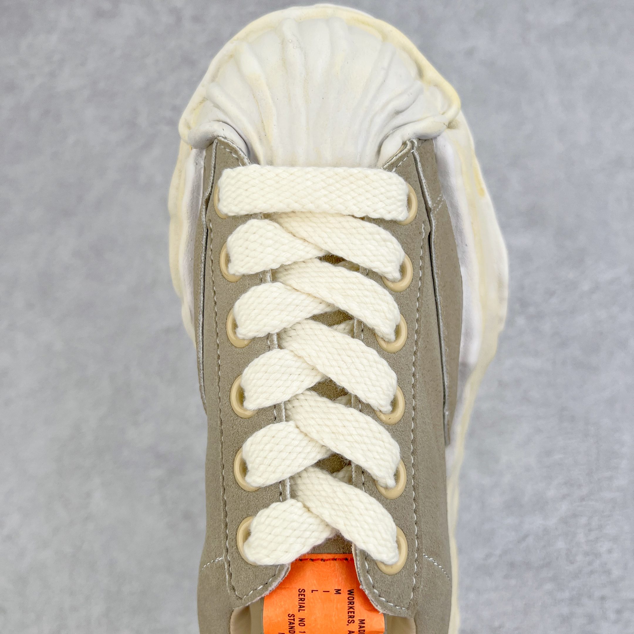 MIHARA YASUHIRO Original MMY 三原康裕 绿色 麂皮 水洗做旧 低筒 溶胶鞋 帆布鞋 板鞋 休闲鞋 增高鞋 男鞋 女鞋 