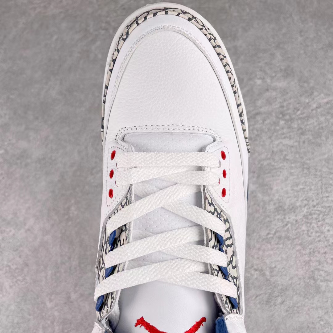 Air Jordan 3 Retro True Blue 白藍 2011  AJ 3低筒 休闲鞋 篮球鞋 板鞋 男鞋 136064-104